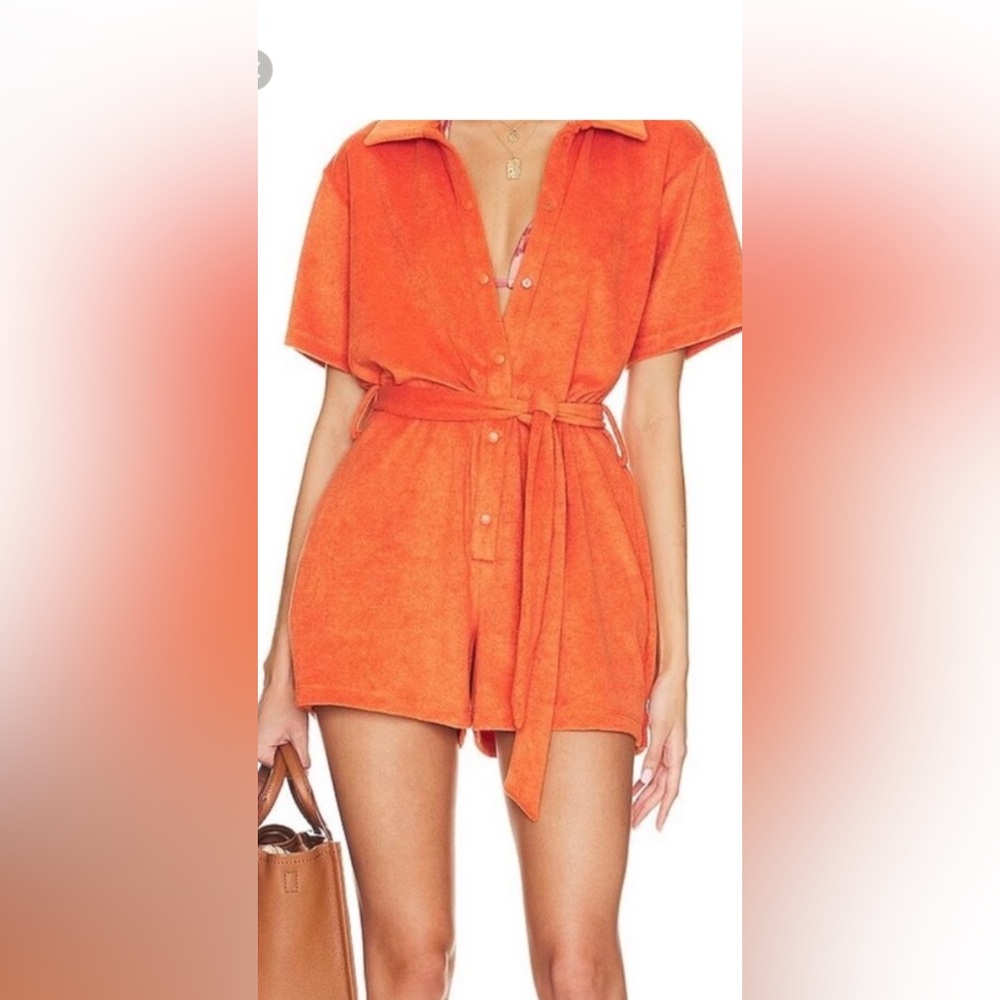Beach Riot NWT Burnt Orange Romper